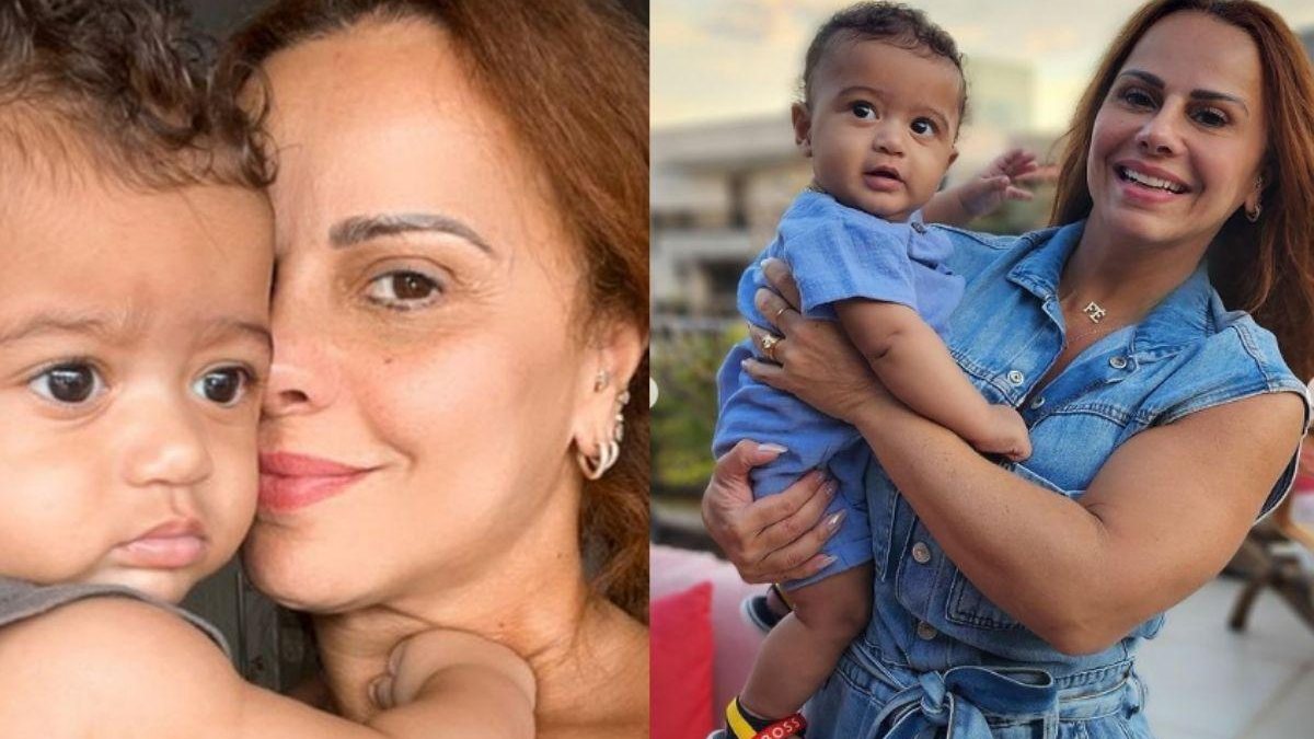 Viviane Araujo leva filho para trabalho - Reprodução/Instagram