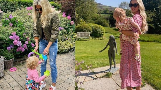 A ex-miss convidou a barriga de aluguel ucraniana que gerou sua primeira filha a ir morar com ela na Irlanda - Reprodução Instagram @rosanna_davison