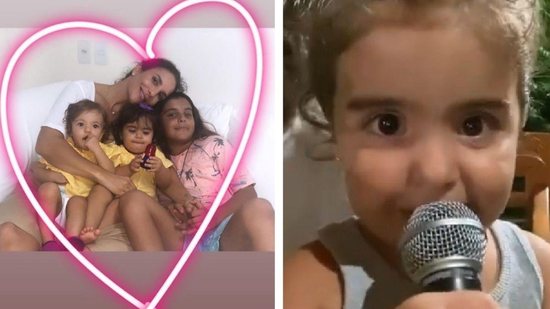 Ivete Sangalo em foto com os filhos Marcelinho, Marina e Helena - Reprodução/ Instagram @ivetesangalo