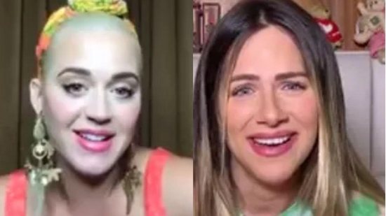 Giovanna Ewbank e Katy Perry conversaram sobre maternidade - reprodução / Quem