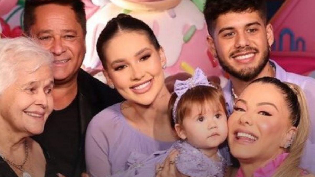 Filhos de Leonardo se reúnem em foto rara durante festa de aniversário da Maria Alice - Reprodução/Instagram