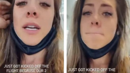 Família é expulsa de voo após filha de 2 anos retirar a máscara para se alimentar