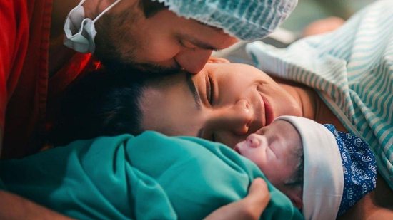 Maria Cecília tem cefaleia pós-raqui durante parto do segundo filho, Martim - reprodução Instagram