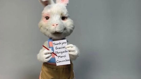 Animação “Salve O Ralph”, coelho que mostra sua rotina como cobaia em um laboratório de testes de cosméticos - Reprodução / Instagram / @hsiglobal