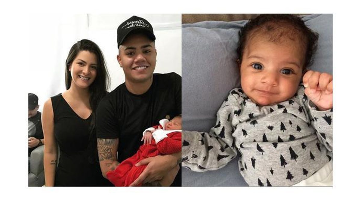O filho de Felipe Araújo completou 4 meses (foto: reprodução / instagram)