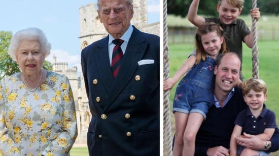 Rainha Elizabeth e Príncipe Philip, ela com 94 anos, e ele, com 99 - Reprodução / Instagram / @kensingtonroyal