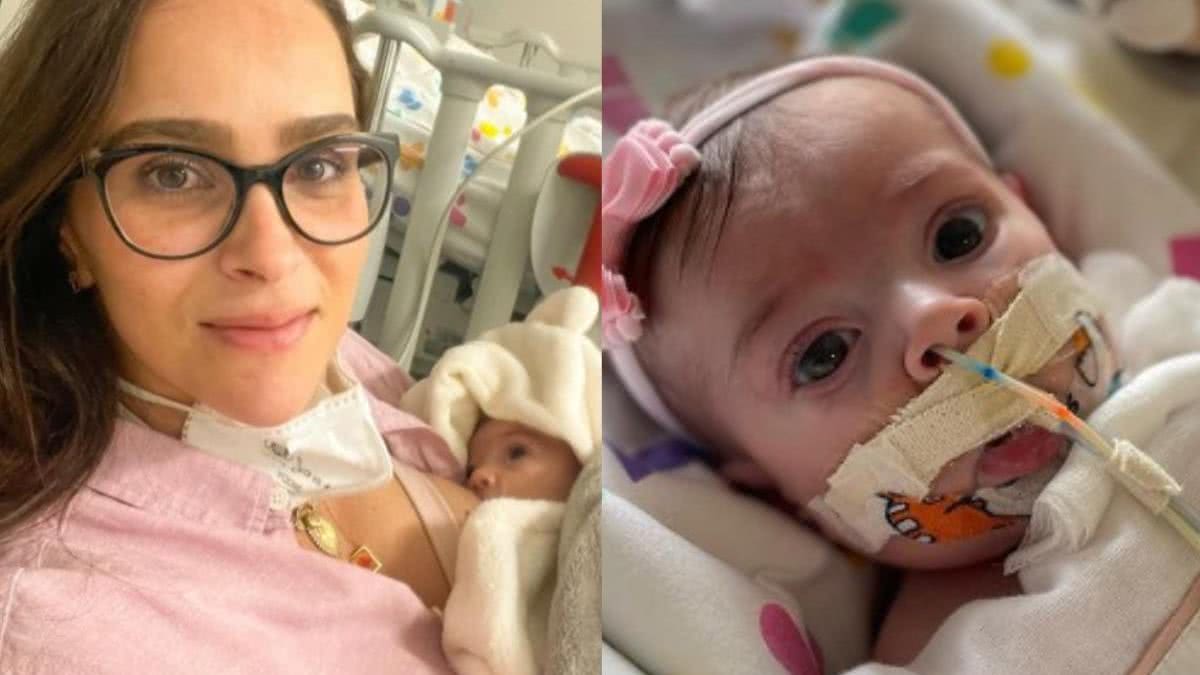 Leticia Cazarré se despede da família para vistar a filha caçula no hospital - Reprodução/Instagram