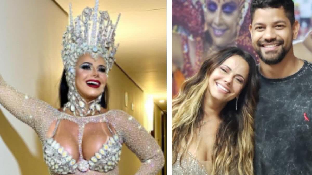 Viviane Araújo prova que vai continuar no carnaval mesmo grávida e mostra barriga em fantasia - reprodução Instagram