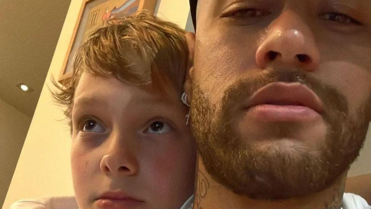 O pai de Davi Lucca e Mavie, Neymar Jr., compartilhou a primeira foto dos filhos juntos - Reprodução/Instagram