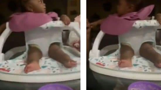 Imagem Vídeo mostra bebê com a melhor reação ao perceber que pai tem irmão gêmeo