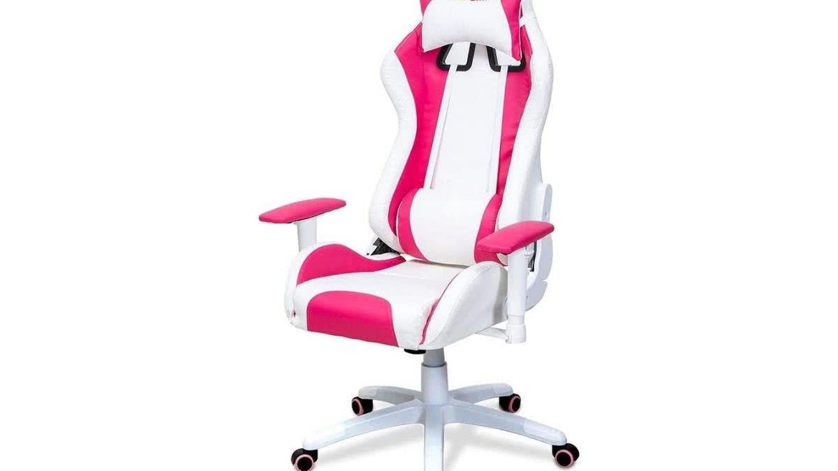 Cadeira Gamer GT Pink – GOLDENTEC - Divulgação