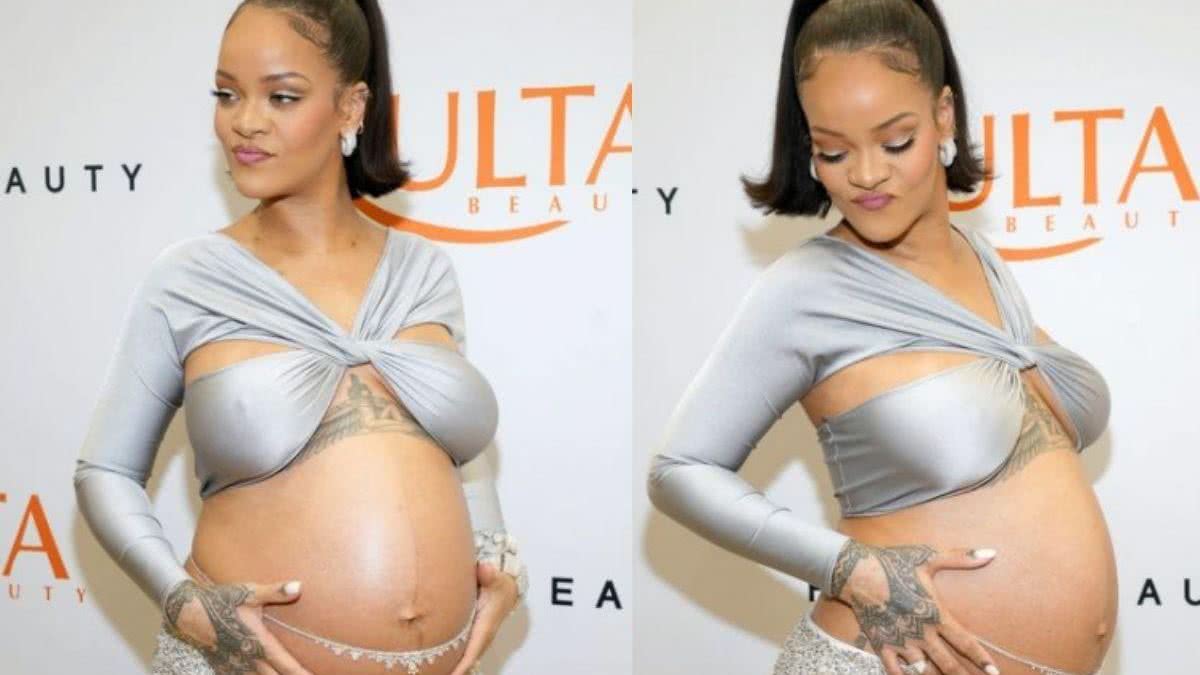 Rihanna ao lado de sua mãe no período infantil - Reprodução/Instagram/@badgalriri