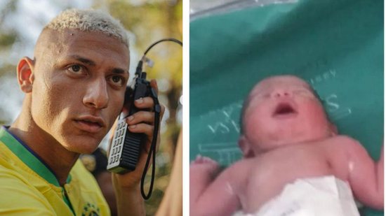 Bebê nasce na hora do gol do Brasil e recebe nome de Richarlisson - Arquivo Pessoal