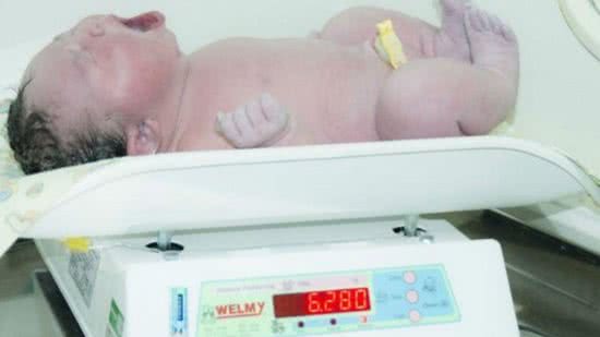 Nasce bebê com mais de 6kg no interior de São Paulo - Leid Oliveira | Divulgação G1