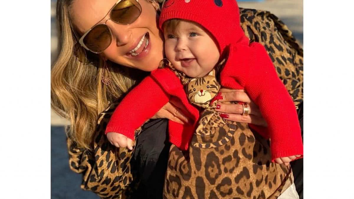 Claudia Leitte é mãe de Bella de 11 meses - reprodução Instagram / @claudialeitte