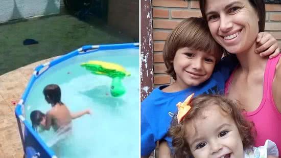 Criança salva irmã mais nova de se afogar em piscina: “Orgulhosa”, conta a mãe - Reprodução/G1