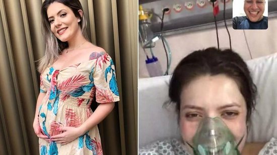 Jovem que estava grávida de oito meses precisou ser intubada após parto de emergência - Reprodução / Facebook