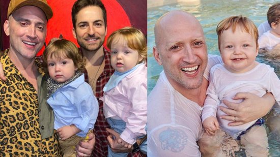 Os filhos de Paulo Gustavo e Thales Bretas têm 10 dias de diferença de idade - Reprodução/Instagram