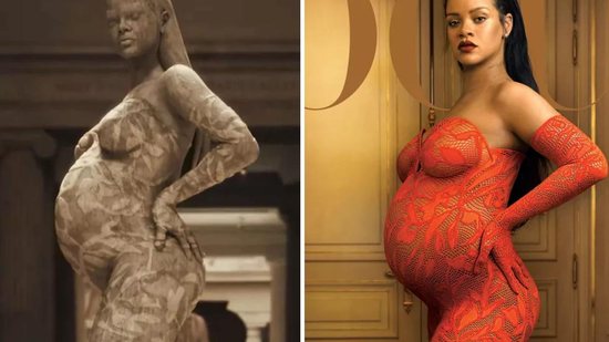 Rihanna foi homenageada com uma estátua - Reprodução/ Instagram