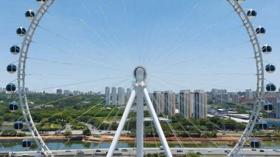 A roda-gigante será a maior da américa latina - Reprodução @instagram
