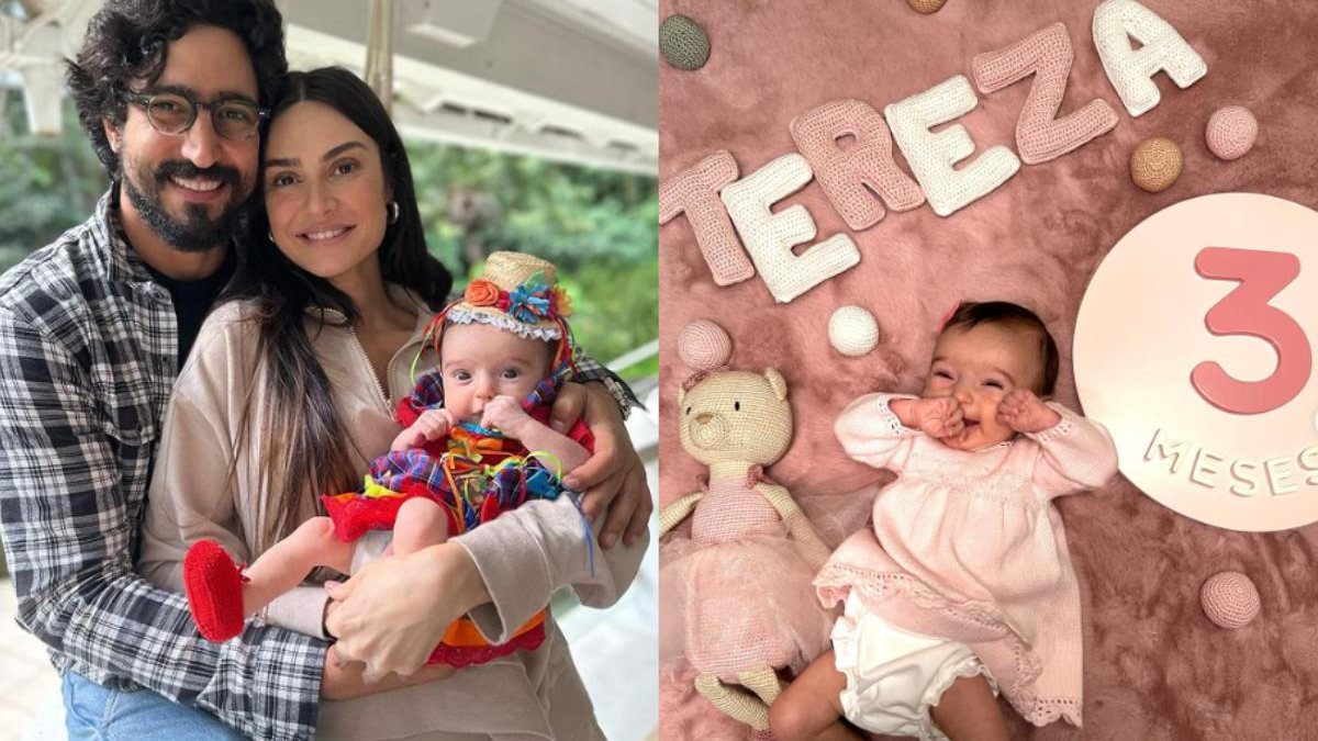 Thaila Ayala fez questão de comemorar o terceiro mês de vida da filha após a cirurgia - Reprodução/Instagram