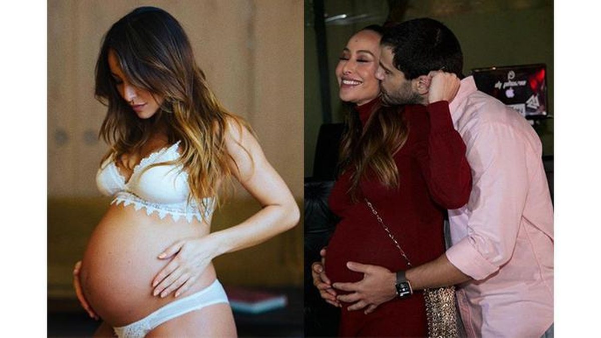 A apresentadora está grávida de nove meses - reprodução / Instagram @sabrinasato
