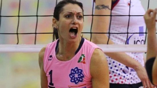 Lara Lugli está sendo processada pelo clube Volley Pordenone por ter engravidado sem avisar que queria ser mãe - Reprodução/ Globo Esporte