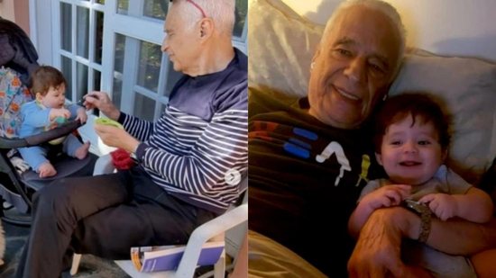 Avô vira pai pela terceira vez aos 83 anos - Reprodução/The Sun Newsflash