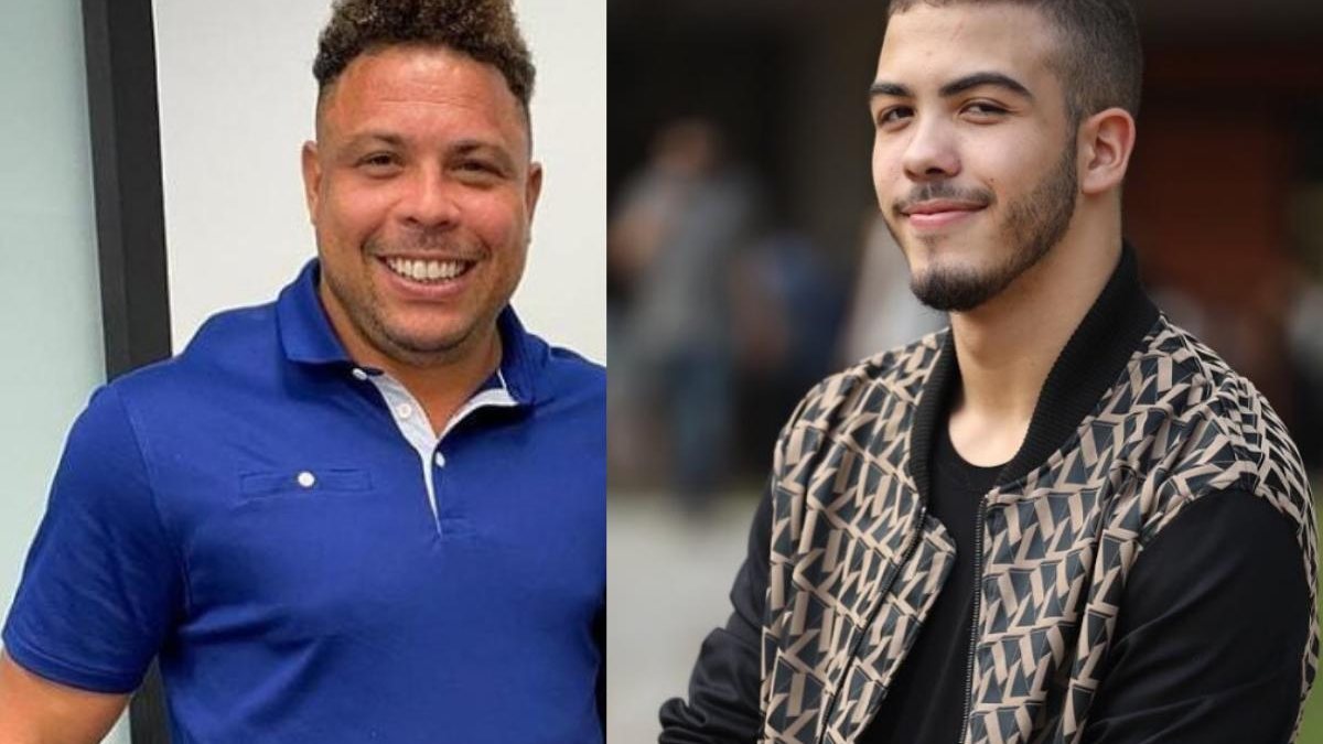 Stories do filho de Ronaldo zombando o pai - Reprodução/ Instagram