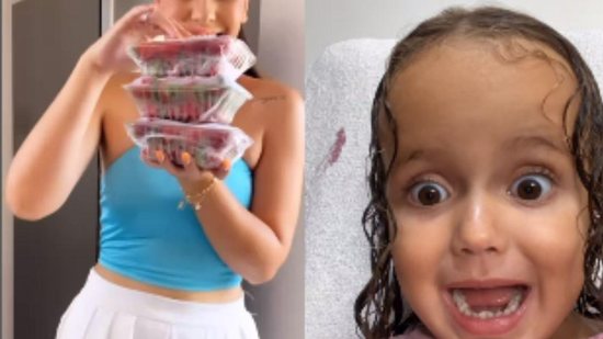 Menina viraliza ao narrar receitas de maneira inuistada - Reprodução/Instagram