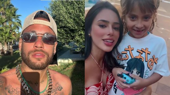 Neymar curtiu uma noite na balada com o pai e encontrou Luciana Gimenez - Reprodução/Instagram