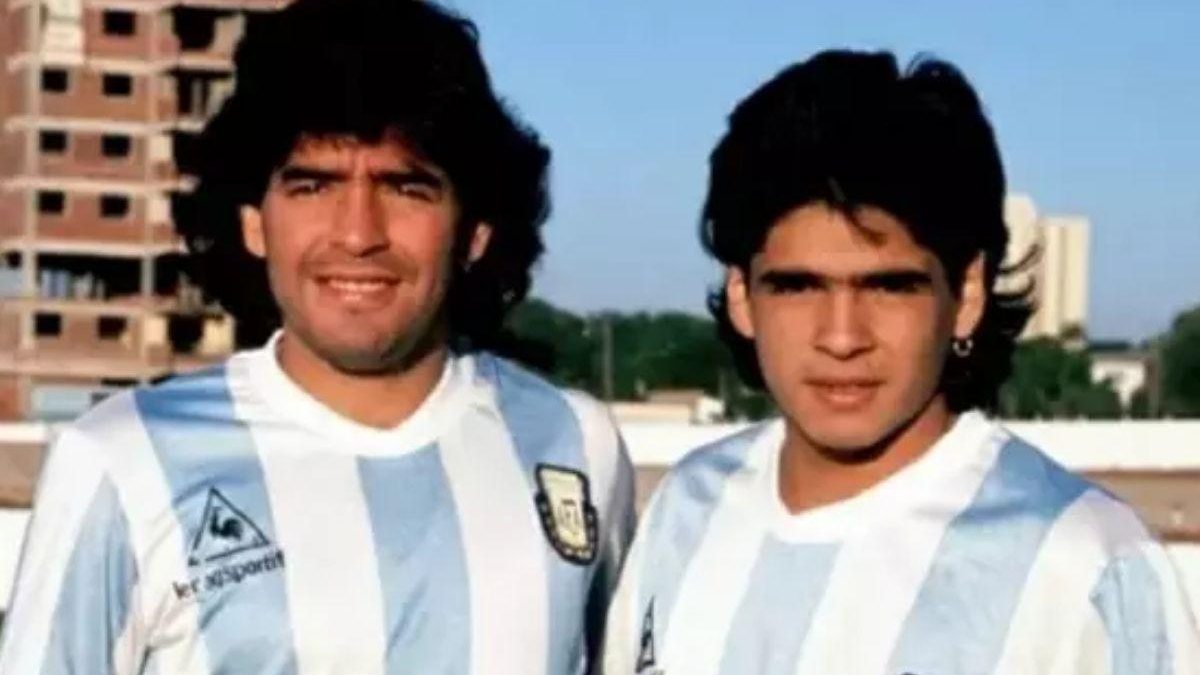 Hugo Maradona, irmão mais novo de Diego Maradona, morre aos 52 anos - reprodução Twitter