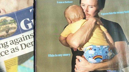 Freddy McConnell é um homem trans que deu à luz seu primeiro filho (Foto: Reprodução / Instagram 
