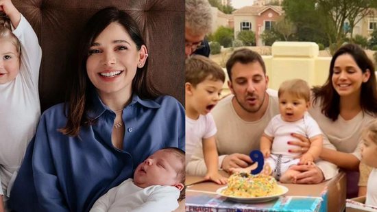 Sabrina Petraglia comemorou 9 meses do filho caçula - Reprodução / Instagram