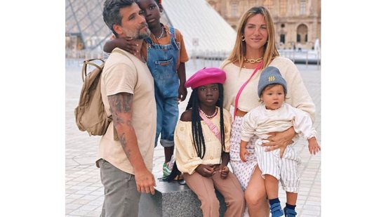 Giovanna Ewbank fala sobre a possibilidade de ter um quarto filho: “De repente a gente tem mais um” - Reprodução/Instagram @brunogagliasso e @gioewbank