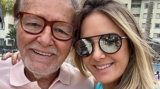 Ticiane Pinheiro parabeniza pai pelo aniversário com sequência de fotos no Instagram - reprodução/Instagram/@ticipinheiro