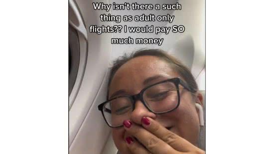 Uma mulher disse que preferia viajar em voo com apenas adultos  - Uma mulher disse que preferia viajar em voo com apenas adultos (Getty Images)