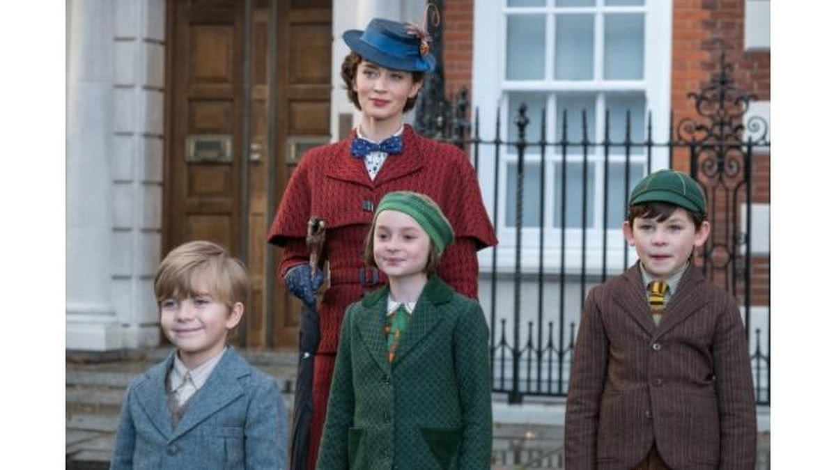 Mary Poppins retorna em segundo filme para cuidar novamente da família Banks - reprodução Image net