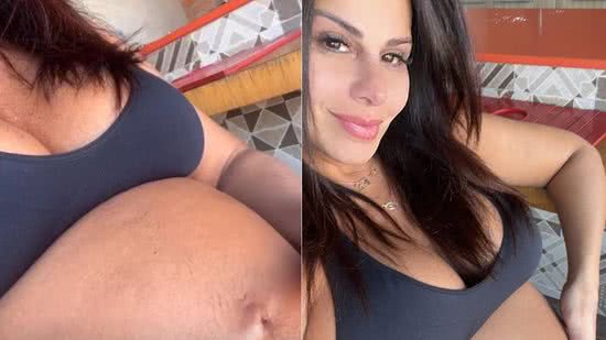 Viviane Araújo está no sétimo mês da gestação. - Reprodução / Instagram