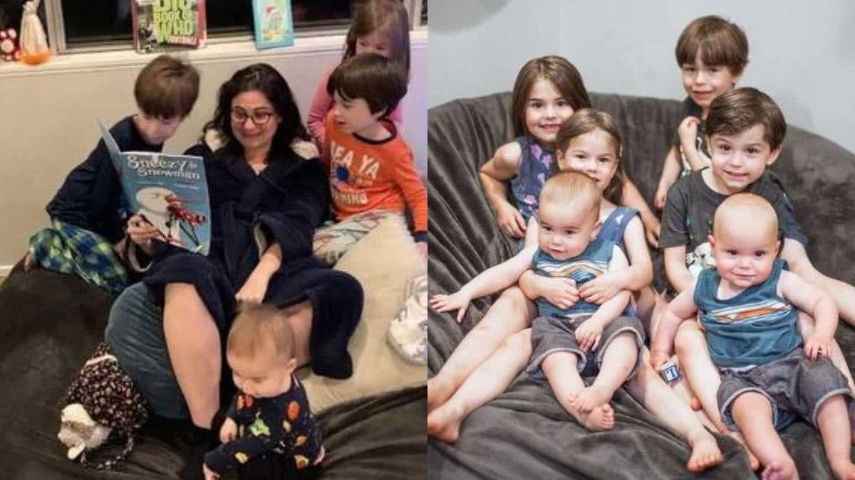 Ela deu à luz três pares de gêmeos - Reprodução/Instagram