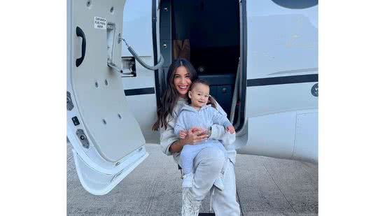 Bianca Andrade aponta semelhança com o filho. - Reprodução / Instagram