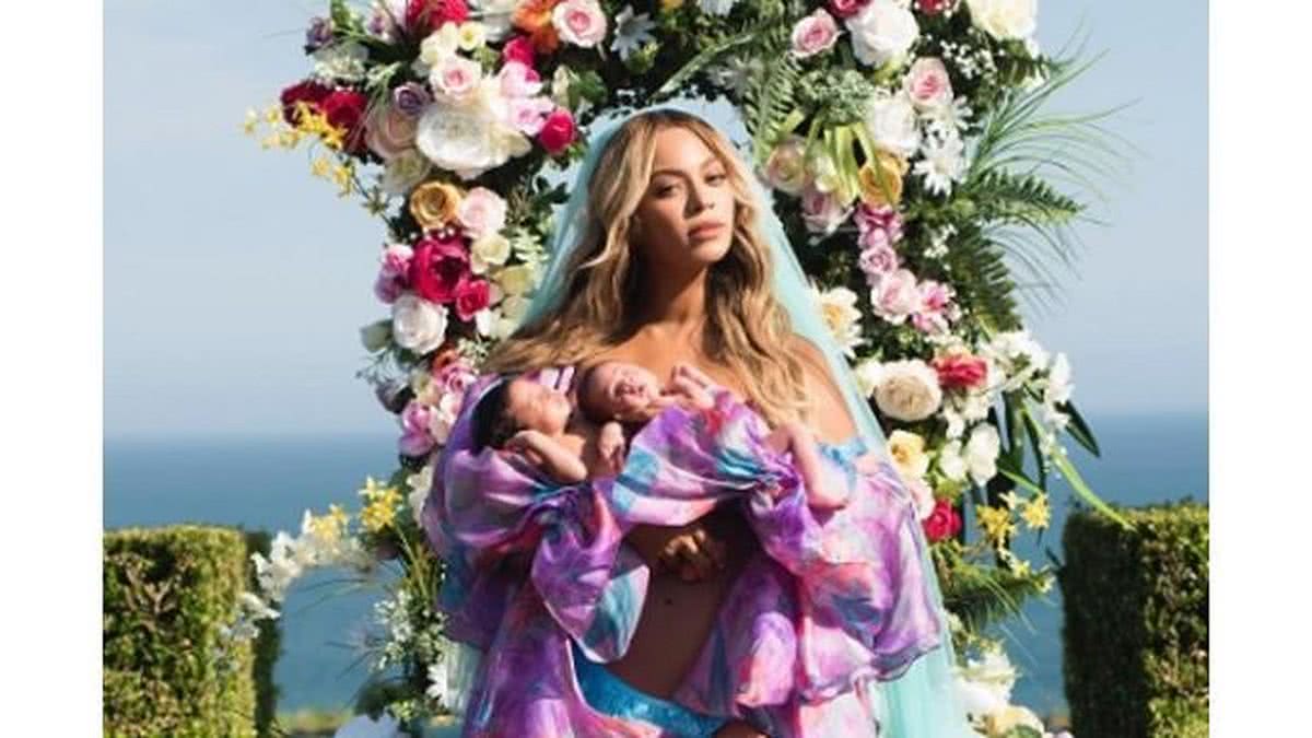 Beyoncé, Jay Z e os 3 filhos do casal - Reprodução/Netflix