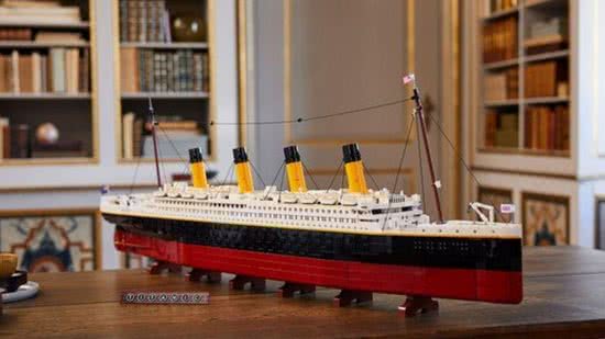 Lego anuncia lançamento de réplica do navio Titanic - Divulgação Lego