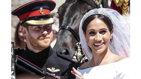 Príncipe Harry e Meghan Markle no casamento real - Getty Images