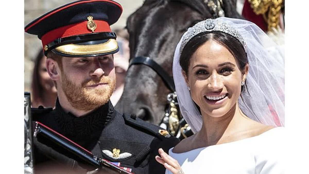 Meghan e Harry estão comemorando um ano de casamento - Getty Images