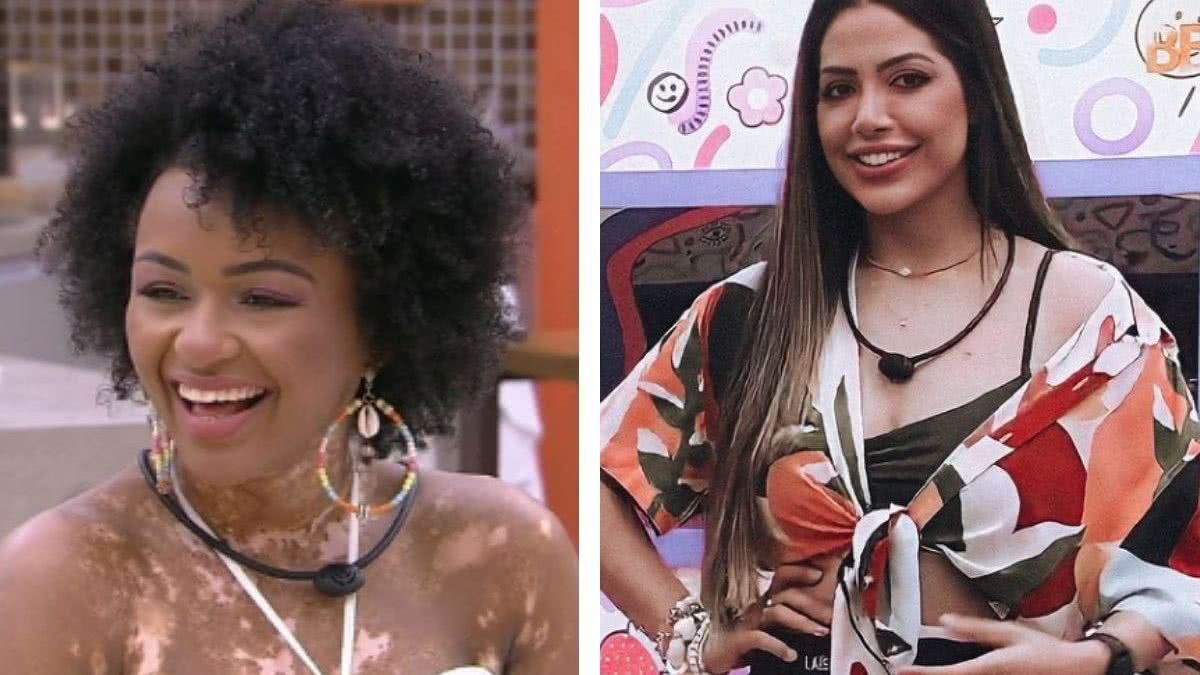 Natália fala sobre mudanças no corpo e Laís levanta suspeita: “O nome disso é gravidez” - reprodução Instagram / TV Globo