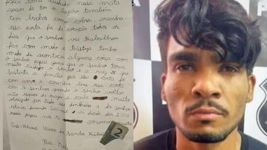 Filho escreve carta para pai policial se proteger durante buscas por Lázaro Barbosa - Reprodução/ G1