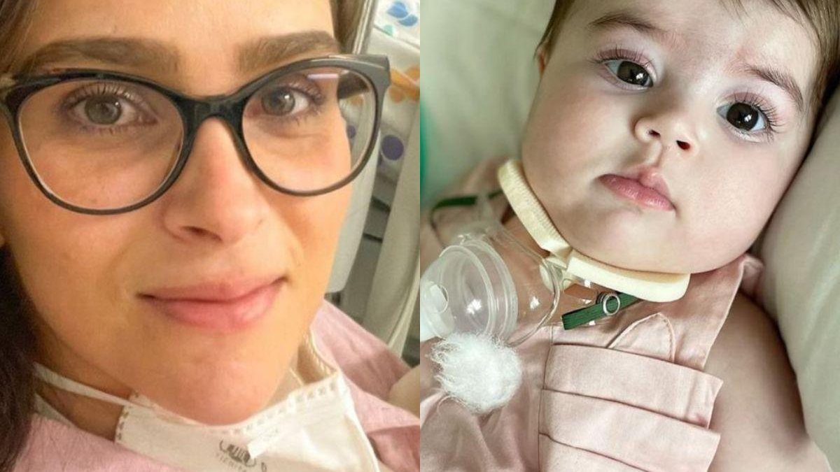 Letícia Cazarré celebra “primeiro mês em casa” da filha, Maria Guilhermina, após alta do hospital - Reprodução/Instagram