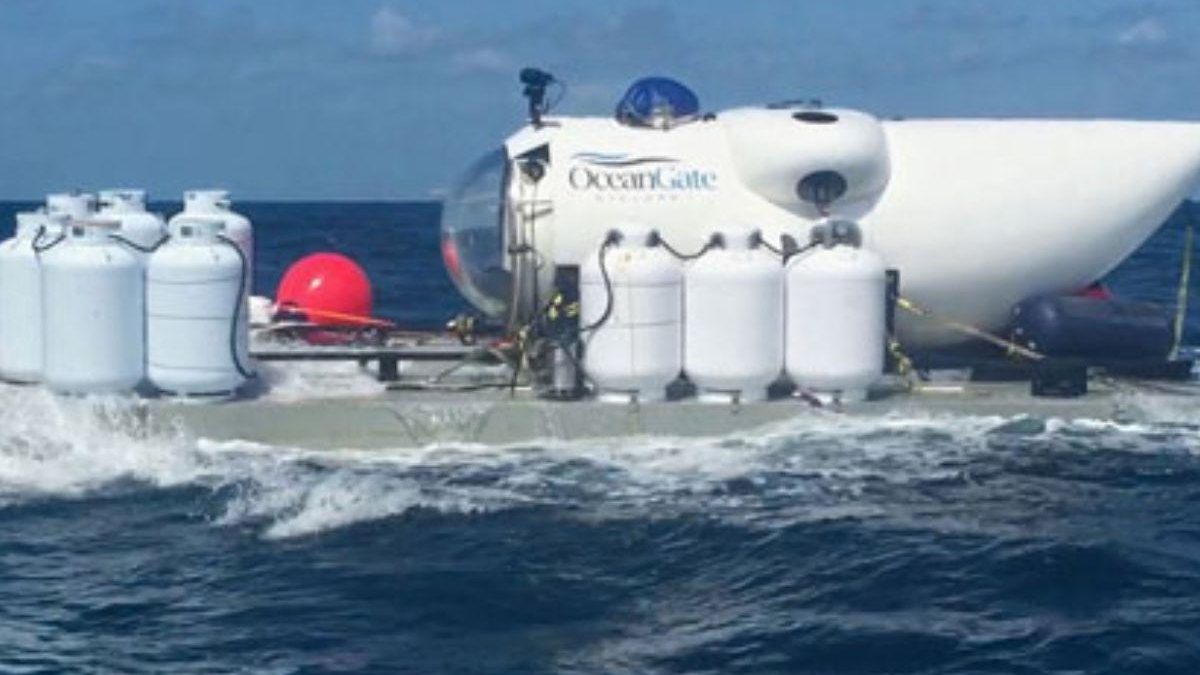 Submarino Titan está desaparecido desde o dia 18 de junho - Reprodução/Oceangate