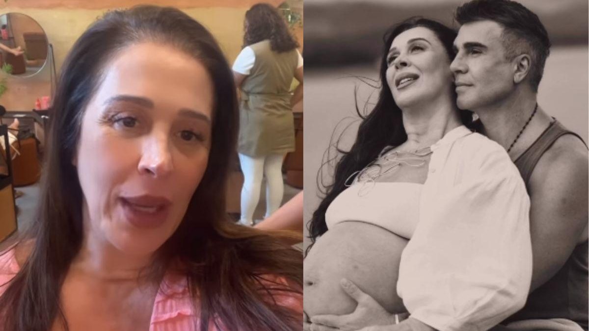 Claudia Raia aproveita final da gravidez e vai a salão de beleza - Reprodução/ Instagram